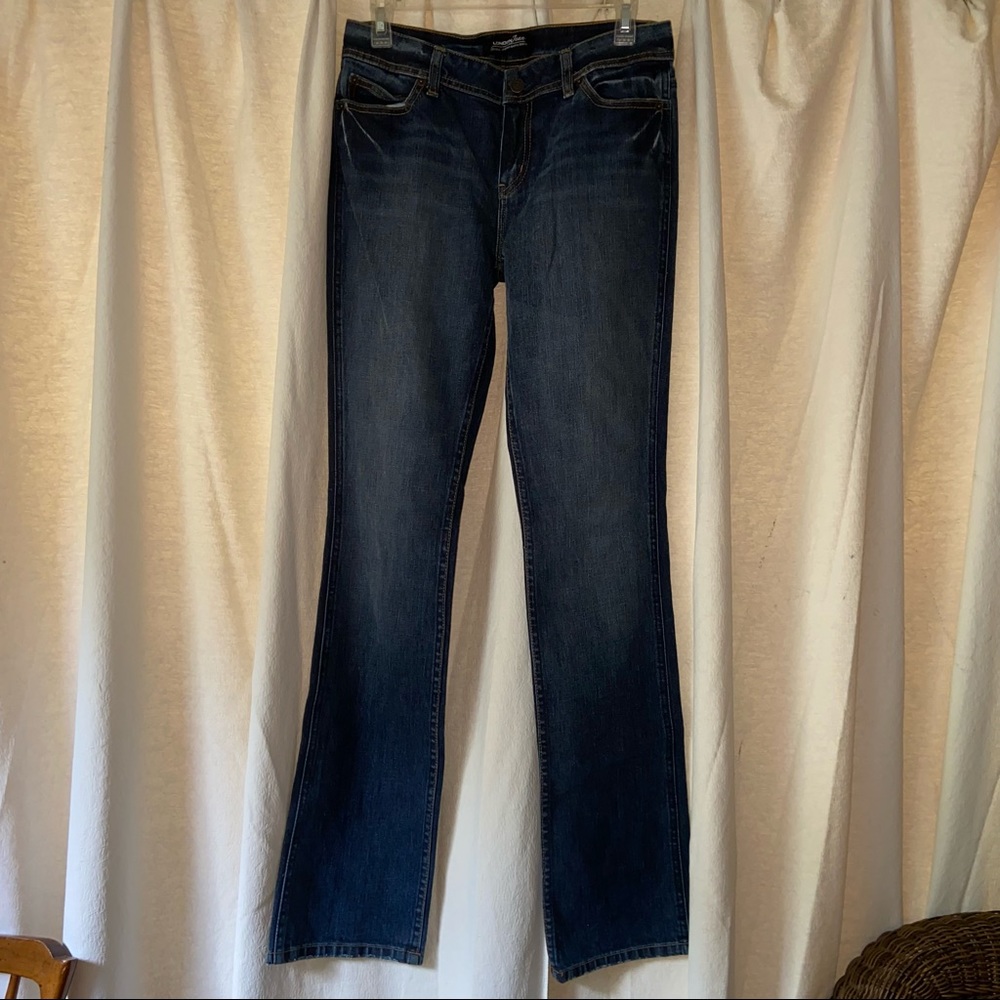 LondonJean Stretch Medium Dark Wash Bootcut Jeans 6